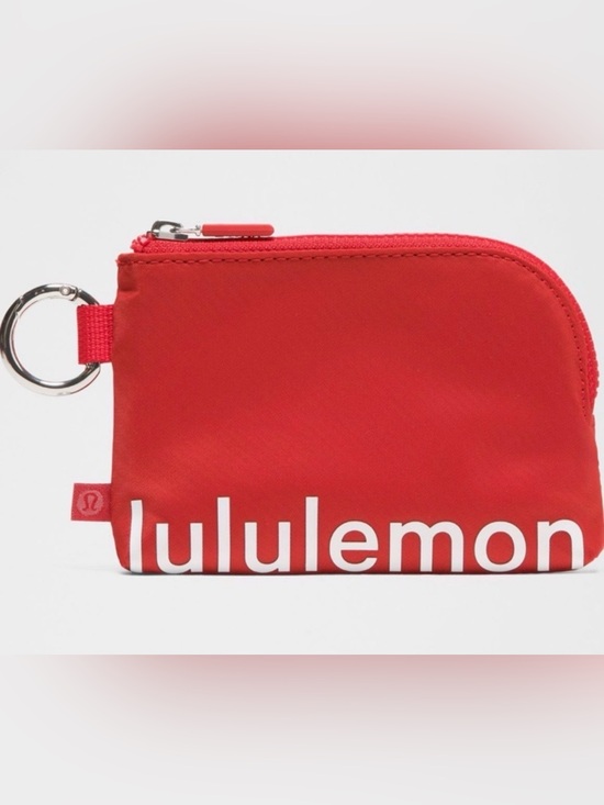 lululemon athletica Accessories - Lululemon NWT Red Clippable Card Pouch